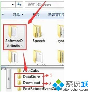 “SoftwareDistribution”文件夾