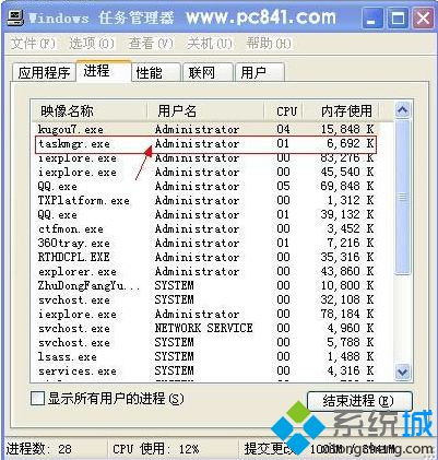 <a href=/win7/ target=_blank class=infotextkey>win7</a>系統中taskmgr.exe進程的作用