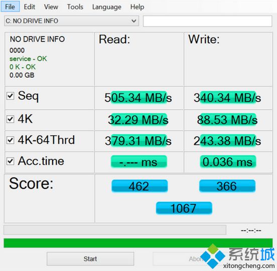 顯示為service-ok，無法識別SSD型號