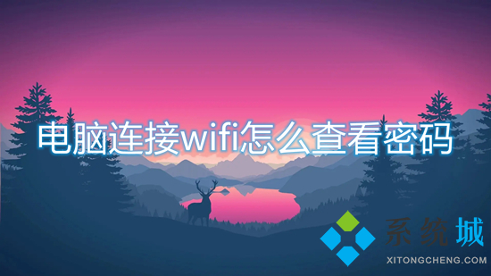 電腦連接wifi怎么查看密碼 電腦上怎么查看wifi密碼