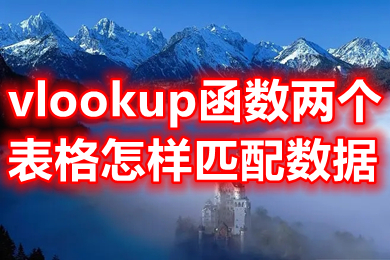 vlookup函數兩個表格怎樣匹配數據 vlookup函數的使用方法