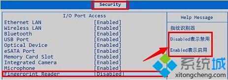 選擇“I/O Port Access”進行設置